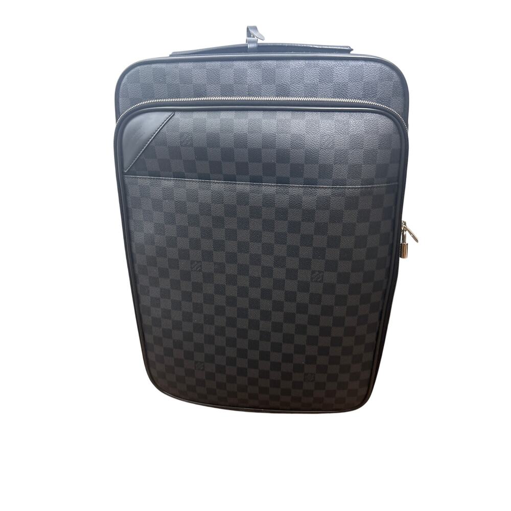 Louis Vuitton Pegase 55 Suitcase in Damier Graphite Canvas